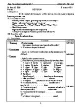 Giáo án Tiếng anh lớp 7 - Học kì I - Năm học 2011-2012 - Trường THCS Đồng Tiến